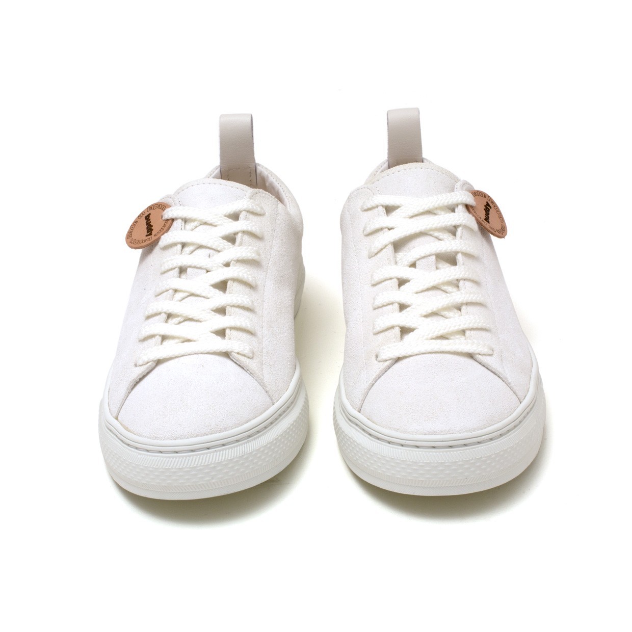 Bull Terrier Low Chubby White Suede