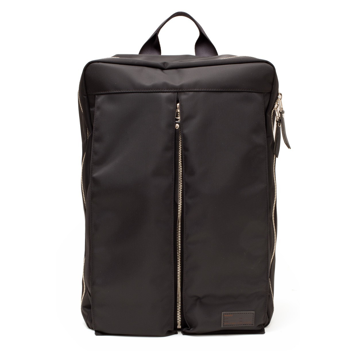 Luster Center Zip Backpack Black
