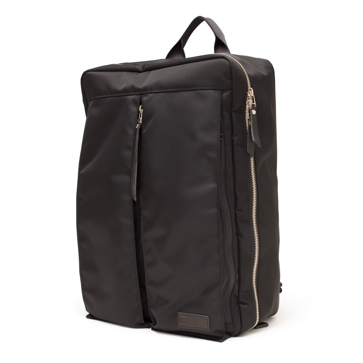 Luster Center Zip Backpack Black