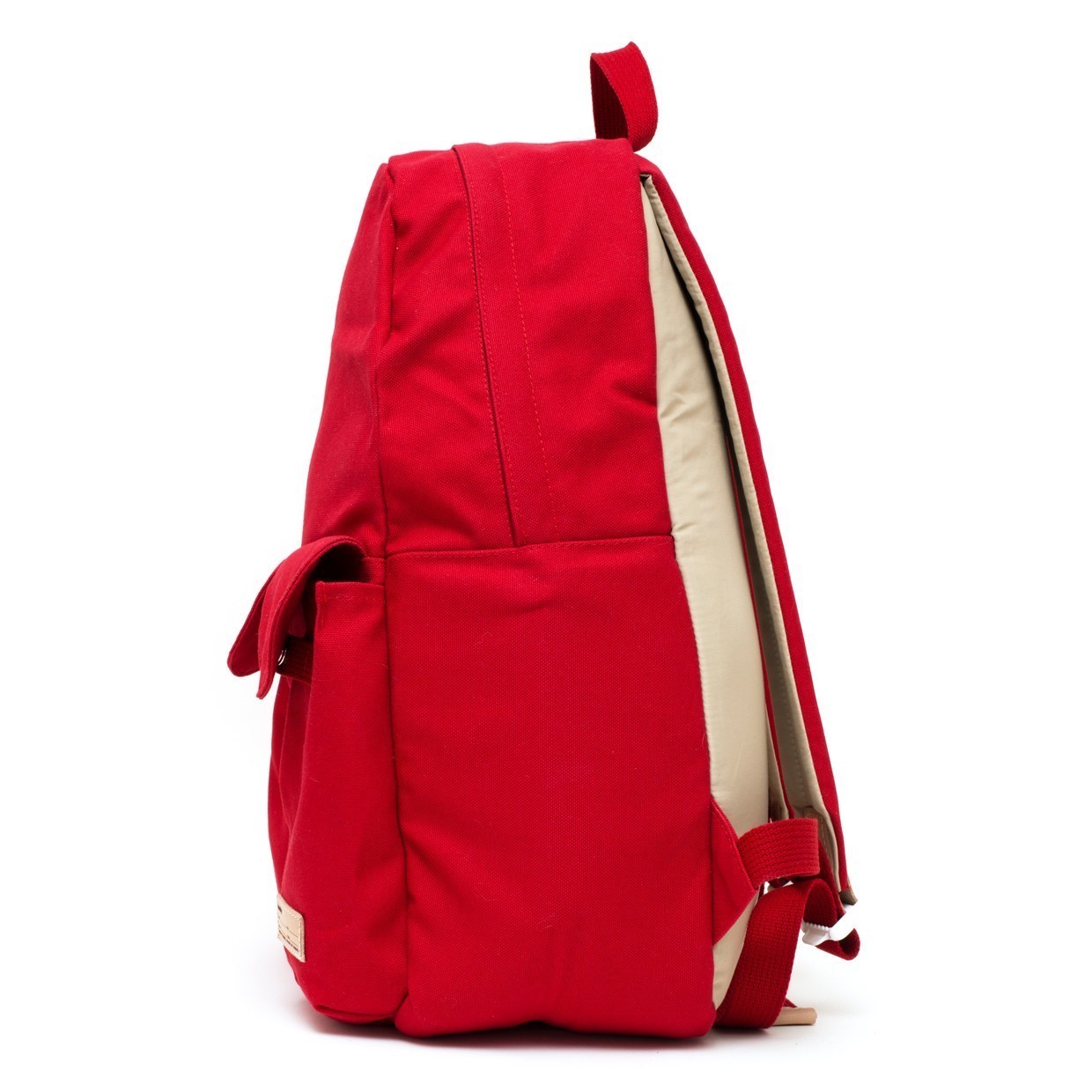 2Pocket Ear Flap Backpack Red